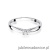 Pierścionek W045 Diament 0,10ct białe złoto