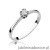 Pierścionek W047 Diament 0,10ct białe złoto