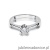 Pierścionek W047 Diament 0,30ct białe złoto