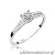 Pierścionek W055 Diament 0,04ct białe złoto
