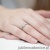 Pierścionek W055 Diament 0,04ct białe złoto