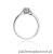 Pierścionek W062 Diament 0,15ct białe złoto