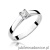 Pierścionek W070 Diament 0,10ct białe złoto