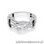 Pierścionek W083 Diament 0,05ct białe złoto
