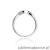 Pierścionek W083 Diament 0,05ct białe złoto