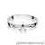 Pierścionek W088 Diament 0,08ct białe złoto