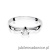 Pierścionek W088 Diament 0,10ct białe złoto