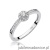Pierścionek W091 Diament 0,04ct białe złoto