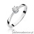 Pierścionek W111 Diament 0,10ct białe złoto