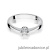 Pierścionek W111 Diament 0,10ct białe złoto