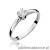 Pierścionek W133 Diament 0,15ct białe złoto