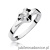Pierścionek W155 Diament 0,30ct białe złoto