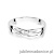Pierścionek W156 Diament 0,05ct białe złoto