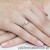 Pierścionek W158 Diament 0,05ct białe złoto