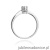 Pierścionek W173 Diament 0,15ct białe złoto
