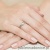 Pierścionek W178 Diament 0,04ct białe złoto