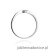 Pierścionek W181 Diament 0,04ct białe złoto