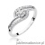 Pierścionek W184 Diament 0,10ct białe złoto
