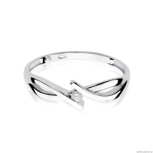 Pierścionek W191 Diament 0,04ct białe złoto