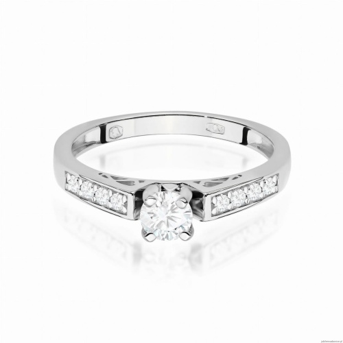 Pierścionek W198 Diament 0,30ct białe złoto
