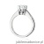 Pierścionek W220B Diament 1,00ct białe złoto