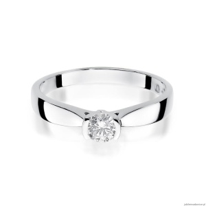 Pierścionek W223B Diament 0,30ct białe złoto