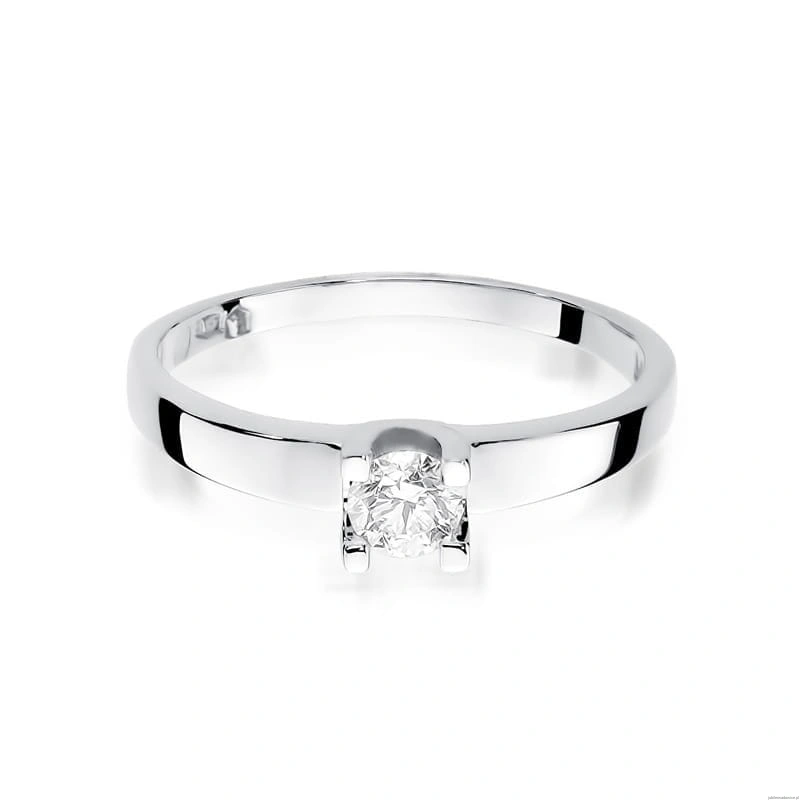 Pierścionek W225B Diament 0,25ct białe złoto