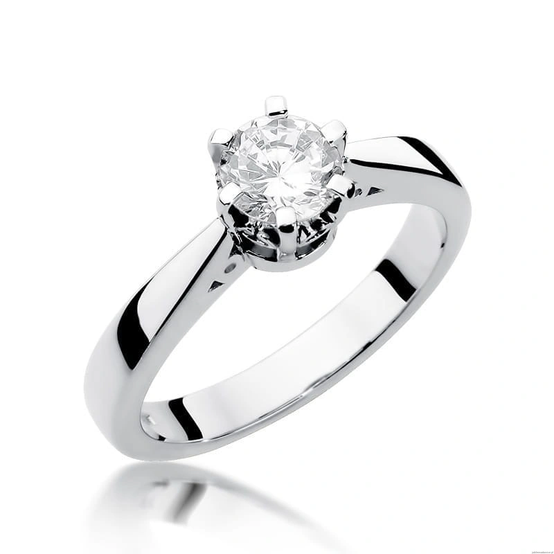 Pierścionek W234 Diament 1,00ct białe złoto