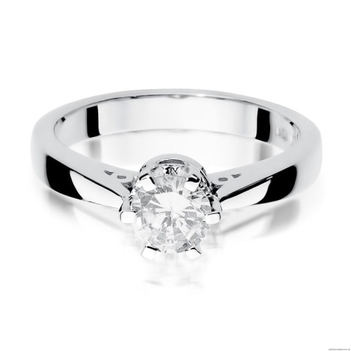 Pierścionek W234 Diament 1,00ct białe złoto