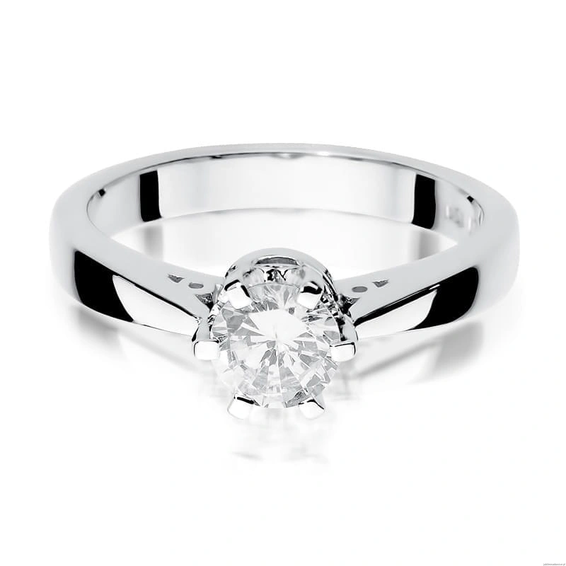 Pierścionek W234 Diament 1,00ct białe złoto