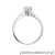 Pierścionek W234 Diament 1,00ct białe złoto