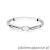Pierścionek W461 Diament 0,01ct białe złoto