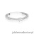 Pierścionek W465 Diament 0,01ct białe złoto