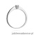Pierścionek W465 Diament 0,01ct białe złoto
