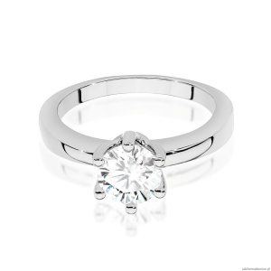 Pierścionek W482 Diament 1,00ct białe złoto