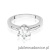 Pierścionek W482 Diament 1,00ct białe złoto