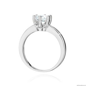 Pierścionek W482 Diament 1,00ct białe złoto