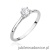 Pierścionek W499 Diament 0,20ct białe złoto