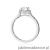 Pierścionek W508 Diament 0,70ct białe złoto