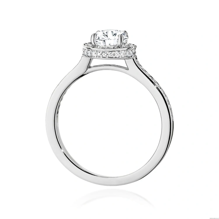 Pierścionek W508 Diament 0,70ct białe złoto