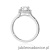 Pierścionek W508 Diament 1,00ct białe złoto