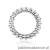 Pierścionek W0519 z diamentami białe złoto