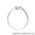 Pierścionek W524 Diament 0,08ct białe złoto