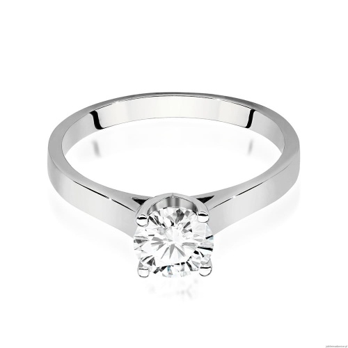 Pierścionek W526 Diament 0,70ct białe złoto