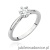 Pierścionek W539 Diament 0,40ct białe złoto