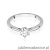 Pierścionek W539 Diament 0,40ct białe złoto