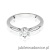 Pierścionek W539 Diament 0,50ct białe złoto