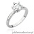 Pierścionek W539 Diament 1,00ct białe złoto