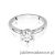 Pierścionek W539 Diament 1,00ct białe złoto