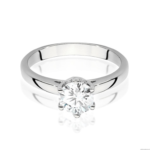 Pierścionek W540 Diament 1,00ct białe złoto